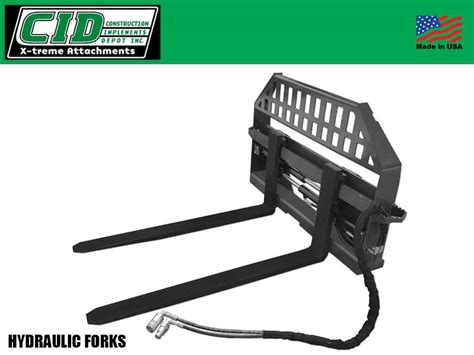 cid skid steer pallet forks weight|Walk.